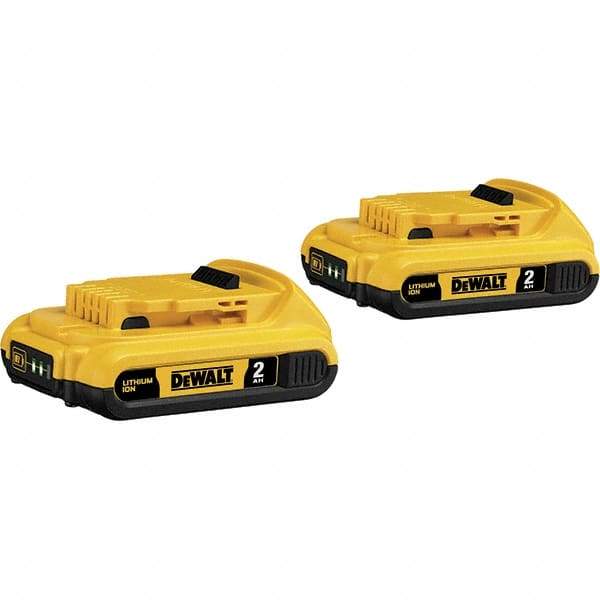 DeWALT - 20 Volt Lithium-Ion Power Tool Battery - 2 Ahr Capacity, 1/2 hr Charge Time, Series XR - Best Tool & Supply