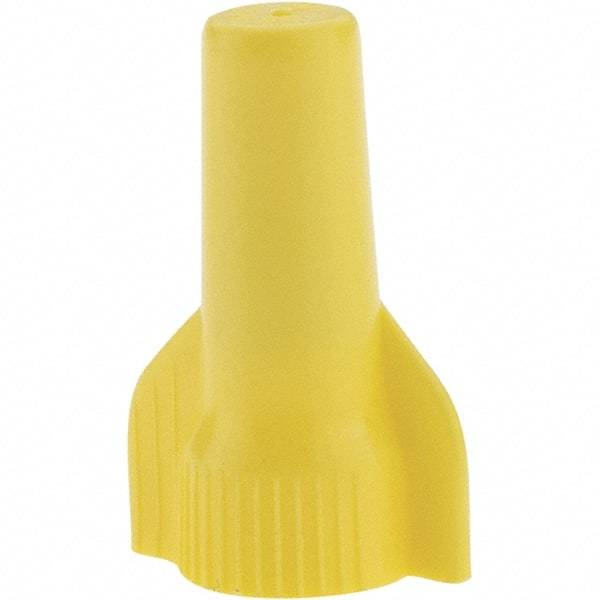 Gardner Bender - 2, 22 to 3, 12 AWG, 1,000 Volt (Lighting) & 600 Volt (Building Wire), Corrosion Resistant & Flame Retardant, Wing Twist on Wire Connector - Yellow, 221°F - Best Tool & Supply