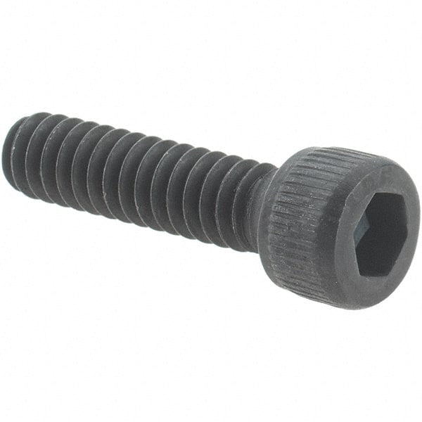 Value Collection - #10-24 UNC Hex Socket Drive, Socket Cap Screw - Alloy Steel, Black Oxide Finish, Fully Threaded, 3/4" Length Under Head - Best Tool & Supply