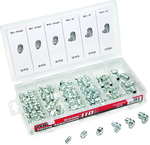 110 Pc. Grease Fitting Assortment - stright and 90 degree fittings - Best Tool & Supply