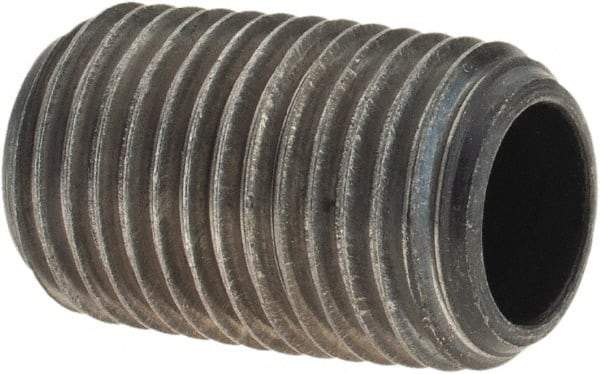 Value Collection - 1/4" Diam Black Pipe Nipple - Threaded - Best Tool & Supply