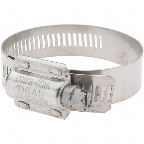 IDEAL TRIDON - 1-1/4 to 2-5/8" Diam, Stainless Steel High Torque Worm Drive Clamp - Best Tool & Supply