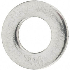 Value Collection - 5/16" Screw, Grade 316 Stainless Steel SAE Flat Washer - 11/32" ID x 11/16" OD, 0.065" Thick - Best Tool & Supply