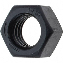 Value Collection - 1/2-13 UNC Steel Right Hand Hex Nut - 3/4" Across Flats, 7/16" High, Uncoated - Best Tool & Supply