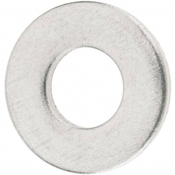 Value Collection - #12 Screw, Grade 18-8 Stainless Steel Standard Flat Washer - 1/4" ID x 9/16" OD, 0.065" Thick - Best Tool & Supply