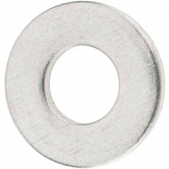 Value Collection - #12 Screw, Grade 18-8 Stainless Steel Standard Flat Washer - 1/4" ID x 9/16" OD, 0.065" Thick - Best Tool & Supply