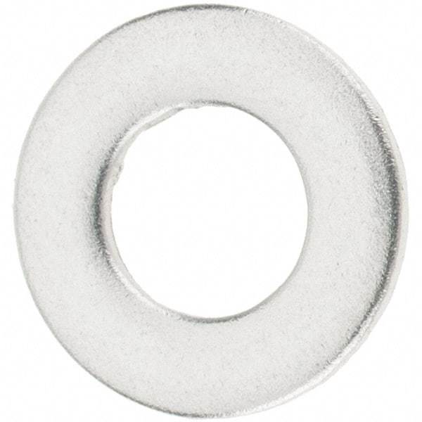 Value Collection - #10 Screw, Grade 18-8 Stainless Steel Standard Flat Washer - 7/32" ID x 1/2" OD, 0.049" Thick - Best Tool & Supply