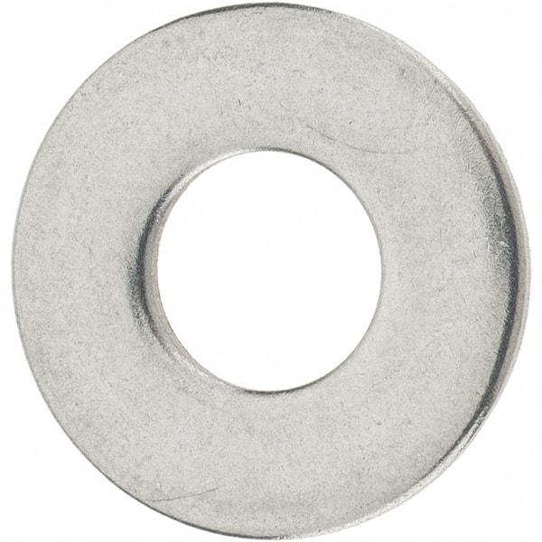 Value Collection - 3/8" Screw, Grade 18-8 Stainless Steel Flat Washer - 0.438" ID x 1" OD, 0.083" Thick - Best Tool & Supply