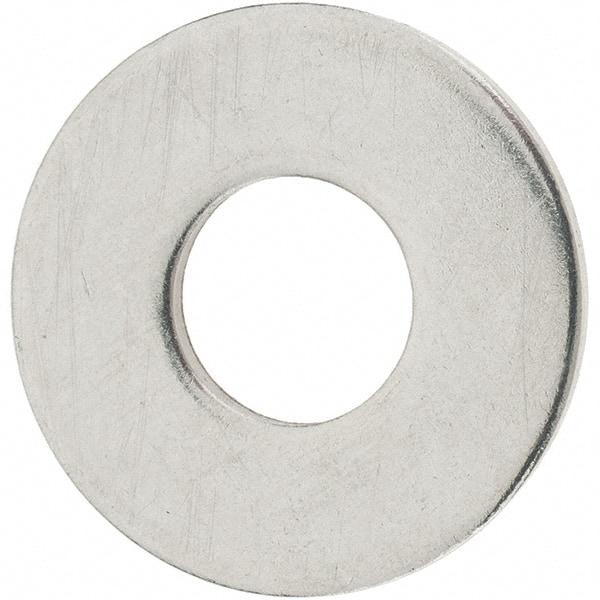 Value Collection - 1/2" Screw, Grade 18-8 Stainless Steel Flat Washer - 0.562" ID x 1-3/8" OD, 0.109" Thick - Best Tool & Supply