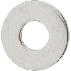 Value Collection - 1/2" Screw, Grade 18-8 Stainless Steel Flat Washer - 0.562" ID x 1-3/8" OD, 0.109" Thick - Best Tool & Supply