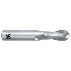 7/32" Dia. - 2-1/2" OAL - Bright CBD - Ball End SE EM - 2 FL - Best Tool & Supply