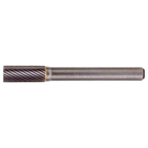 SA-51 Standard Cut Solid Carbide Bur-Cylindrical without End Cut - Exact Industrial Supply
