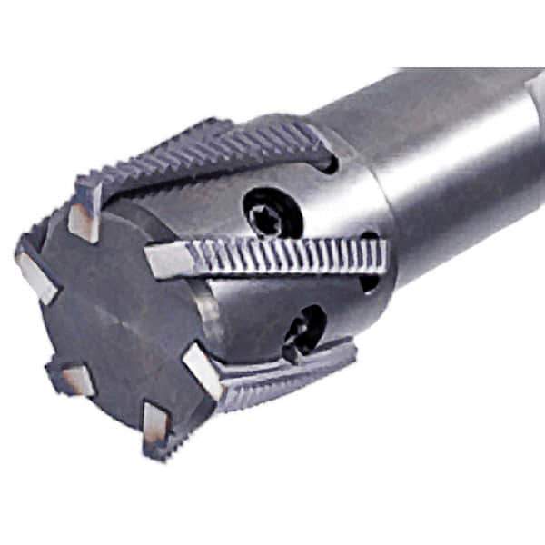 Iscar - 1.26" Cut Diam, 2.36" Max Depth of Cut, 1-1/4" Shank Diam, Internal/External Indexable Thread Mill - Insert Style MTH-BSPT, MTH-F, MTH-ISO, MTH-NPT, MTH-UN, MTH-W, 1.26" Insert Size, 5 Inserts, Toolholder Style MTSRH, 5" OAL - Best Tool & Supply