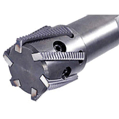 Iscar - 1.26" Cut Diam, 2.36" Max Depth of Cut, 1-1/4" Shank Diam, Internal/External Indexable Thread Mill - Insert Style MTH-BSPT, MTH-F, MTH-ISO, MTH-NPT, MTH-UN, MTH-W, 1.26" Insert Size, 5 Inserts, Toolholder Style MTSRH, 5" OAL - Best Tool & Supply