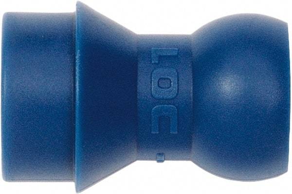 Loc-Line - 1/4" Hose ID, Male to Female Coolant Hose Lathe Adapter - Unthreaded, For Loc-Line Modular Hose Systems - Best Tool & Supply