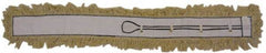 PRO-SOURCE - 60" Long x 3-1/2" Wide Cotton Dust Mop Head - White, Looped Head, Launderable - Best Tool & Supply