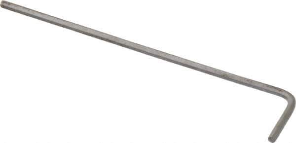 Paramount - 2mm Hex, Long Arm, Hex Key - 3-3/16" OAL, Steel, Metric System of Measurement - Best Tool & Supply