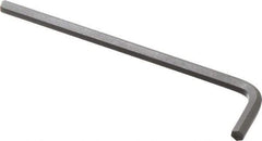 Paramount - 7/32" Hex, Long Arm, Hex Key - 4-7/8" OAL, Steel, Inch System of Measurement - Best Tool & Supply