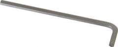 Paramount - 3/16" Hex, Long Arm, Hex Key - 4-1/2" OAL, Steel, Inch System of Measurement - Best Tool & Supply