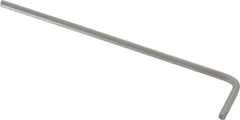 Paramount - 3/32" Hex, Long Arm, Hex Key - 3-3/8" OAL, Steel, Inch System of Measurement - Best Tool & Supply