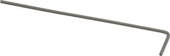 Paramount - 0.05mm Hex, Long Arm, Hex Key - 2-27/32" OAL, Steel, Inch System of Measurement - Best Tool & Supply