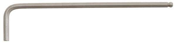 Paramount - 3mm Hex, Long Arm, Ball End Hex Key - 3-7/8" OAL, Steel, Metric System of Measurement - Best Tool & Supply