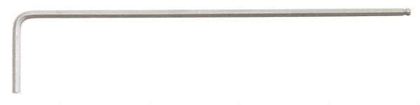 Paramount - 1.5mm Hex, Long Arm, Ball End Hex Key - 3-1/32" OAL, Steel, Metric System of Measurement - Best Tool & Supply