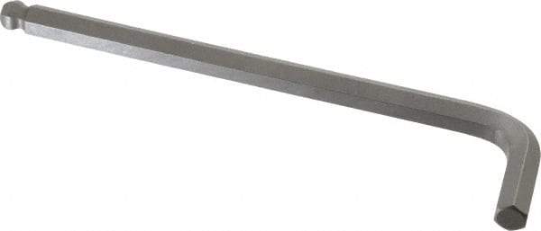 Paramount - 3/8" Hex, Long Arm, Ball End Hex Key - 6-3/4" OAL, Steel, Inch System of Measurement - Best Tool & Supply