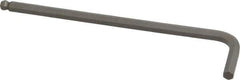 Paramount - 3/16" Hex, Long Arm, Ball End Hex Key - 4-1/2" OAL, Steel, Inch System of Measurement - Best Tool & Supply