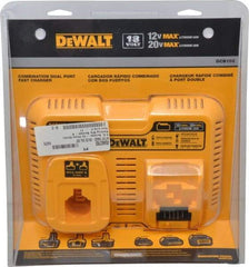 DeWALT - 12 to 20 & 7.2 to 18 Volt, 2 Battery Lithium-Ion, NiCad & NiMH Power Tool Charger - 1 hr to Charge - Best Tool & Supply