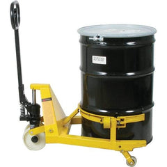 Wesco Industrial Products - 660 Lb Load Capacity, 55 Gal Drum Lifter - 28-1/2" Wide x 47-1/2" High, 3 Steel Wheels - Best Tool & Supply