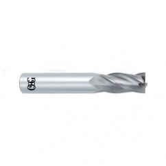 1/2 Dia. x 3 Overall Length 4-Flute Square End Solid Carbide SE End Mill-Round Shank-Center Cutting-Uncoated - Best Tool & Supply