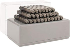 C.H. Hanson - 27 Piece, 5/32" Character Steel Stamp Set - Letters, Heavy Duty - Best Tool & Supply