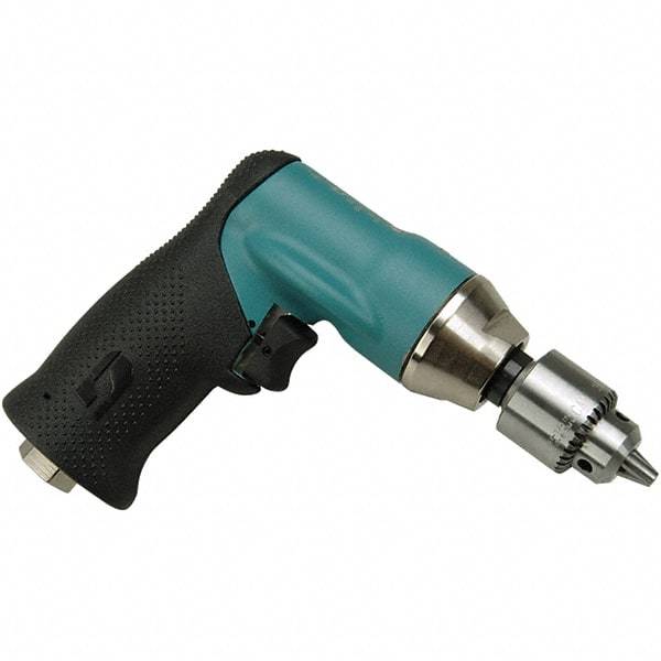 Dynabrade - 1/4" Keyed Chuck - Pistol Grip Handle, 5,500 RPM, 0.4 hp, 90 psi - Best Tool & Supply