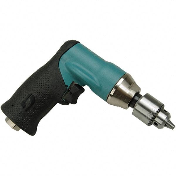 Dynabrade - 1/4" Keyed Chuck - Pistol Grip Handle, 20,000 RPM, 0.4 hp, 90 psi - Best Tool & Supply