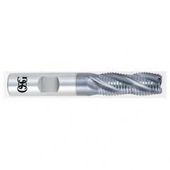 5/8 x 5/8 x 2-1/2 x 4-5/8 4 Fl HSS-CO Roughing Non-Center Cutting End Mill -  TiCN - Best Tool & Supply