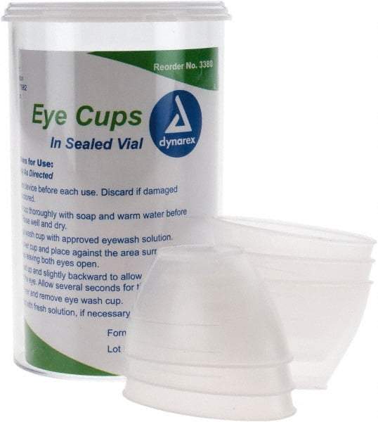 Medique - Portable Eye Wash Station Accessories Type: Disposable Eyecup Includes: Shaped Cups - Best Tool & Supply