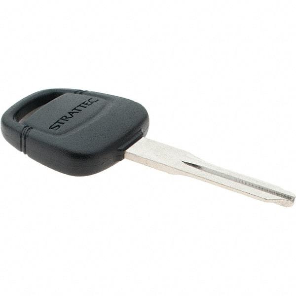 Value Collection - Strattec Transponder Key Blank - Nickel/Plastic - Best Tool & Supply