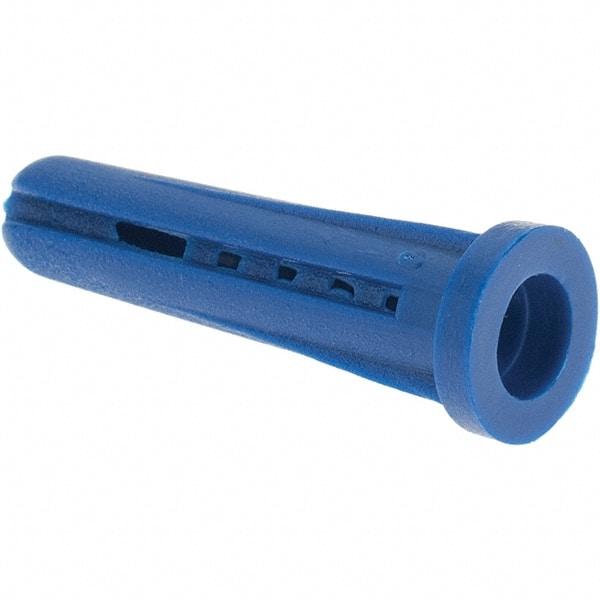 Value Collection - #8 to #10 Screw, 3/16" Diam, 7/8" Long, Plug Drywall & Hollow Wall Anchor - Plastic, Use with Concrete/Masonry, Drywall & Wallboard - Best Tool & Supply