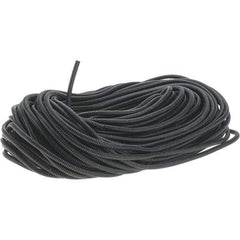 Value Collection - 0.27" ID, Black/Gray Nylon Corrugated Cable Sleeve - 250' Coil Length, -40 to 300°F - Best Tool & Supply