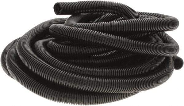 Value Collection - 25' Long, Flexible Wire Loom Conduit - Plastic, 3/4" ID - Best Tool & Supply