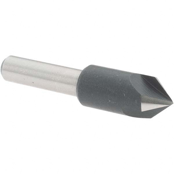 Value Collection - 3/8" Head Diam, 1/4" Shank Diam, 3 Flute 82° High Speed Steel Countersink - Best Tool & Supply