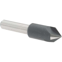 Value Collection - 3/8" Head Diam, 1/4" Shank Diam, 3 Flute 82° High Speed Steel Countersink - Best Tool & Supply