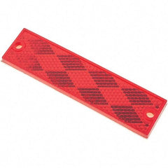 Truck-Lite - 1-1/4" Long x 4-5/16" Wide, Red Lens & Reflector - Acrylic - Best Tool & Supply