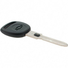 Made in USA - Chevrolet VATS Key Blank - Nickel/Plastic - Best Tool & Supply