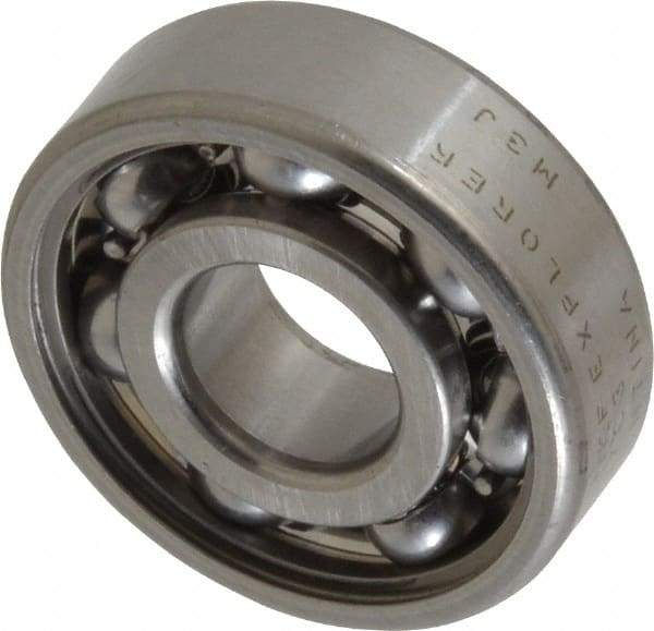 SKF - 12mm Bore Diam, 32mm OD, Open Deep Groove Radial Ball Bearing - 10mm Wide, 1 Row, Round Bore, 3,100 Nm Static Capacity, 7,280 Nm Dynamic Capacity - Best Tool & Supply