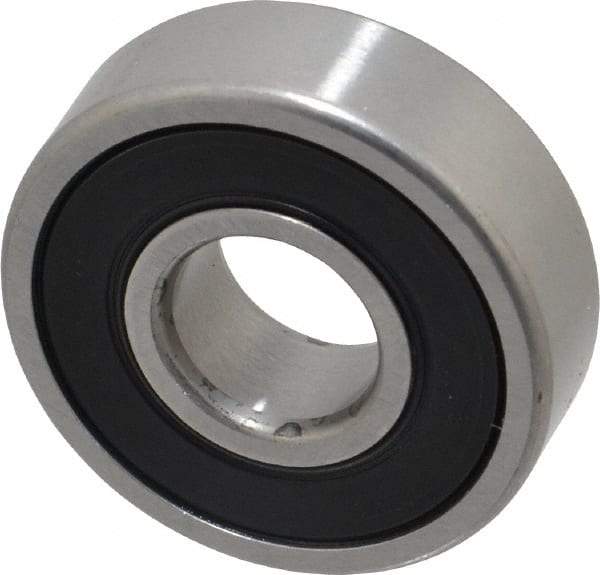 SKF - 12mm Bore Diam, 32mm OD, Double Seal Deep Groove Radial Ball Bearing - 10mm Wide, 1 Row, Round Bore, 3,100 Nm Static Capacity, 7,280 Nm Dynamic Capacity - Best Tool & Supply