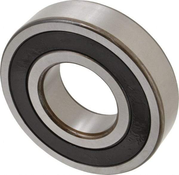 SKF - 50mm Bore Diam, 110mm OD, Double Seal Deep Groove Radial Ball Bearing - 27mm Wide, 1 Row, Round Bore, 38,000 Nm Static Capacity, 65,000 Nm Dynamic Capacity - Best Tool & Supply