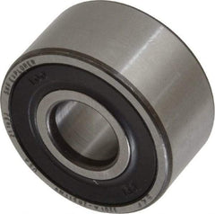 SKF - 12mm Bore Diam, 32mm OD, Double Seal Angular Contact Radial Ball Bearing - 15.9mm Wide, 2 Rows, Round Bore, 5,600 Lb Static Capacity, 10,100 Lb Dynamic Capacity - Best Tool & Supply