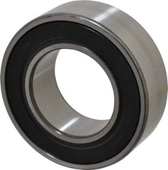 SKF - 50mm Bore Diam, 90mm OD, Double Seal Angular Contact Radial Ball Bearing - 30.2mm Wide, 2 Rows, Round Bore, 39,000 Lb Static Capacity, 48,800 Lb Dynamic Capacity - Best Tool & Supply